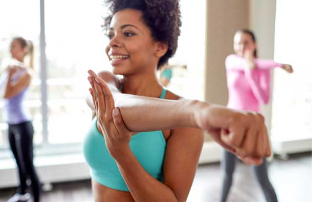 woman exercising in Bay Area